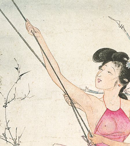 公安-胡也佛的仕女画和最知名的金瓶梅秘戏图